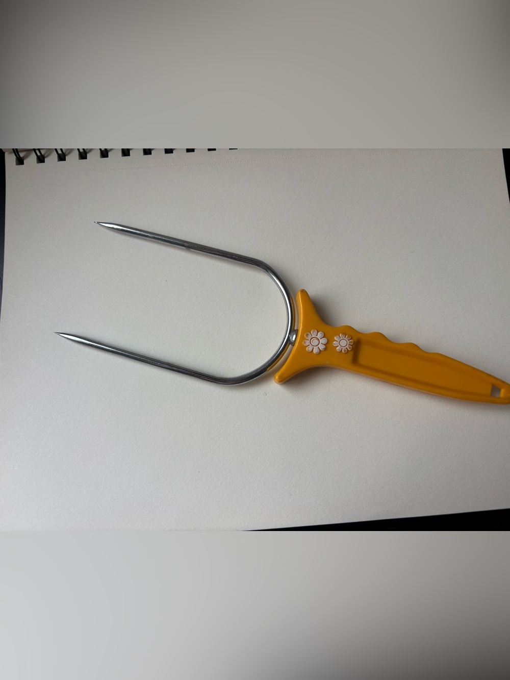 Yellow Floral Handle vintage Kitchen Tool
